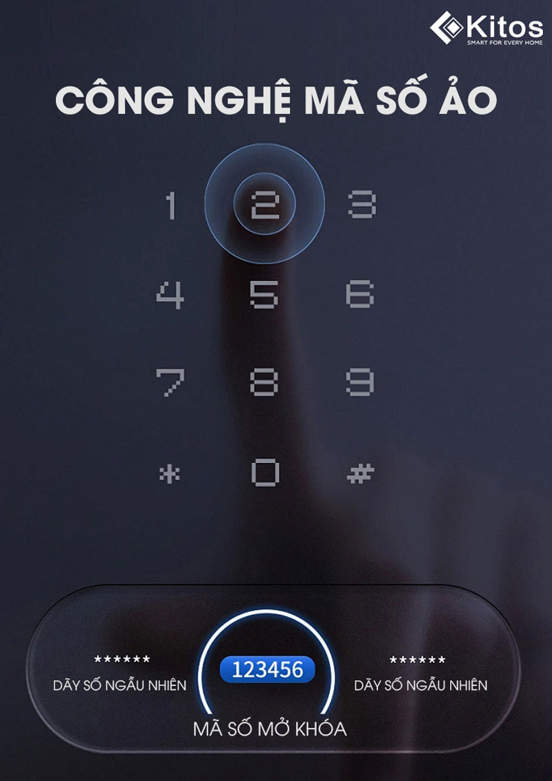 Khoá cửa thông minh Kitos Zenith 3