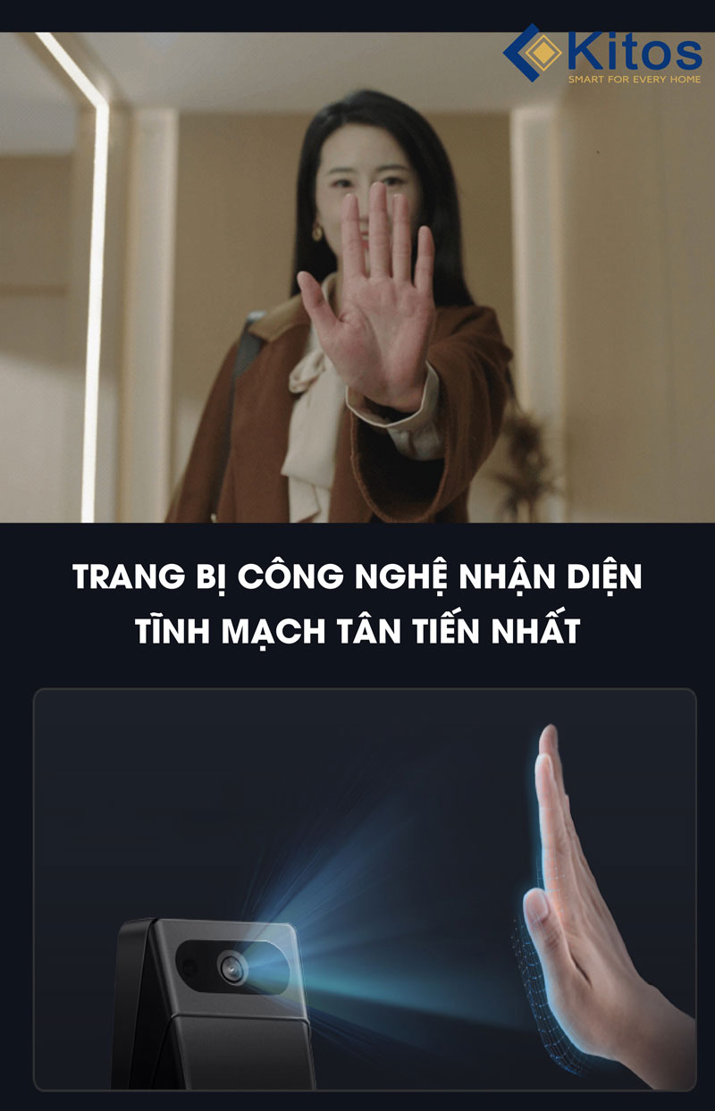 Khoá cửa thông minh Kitos Zenith 3